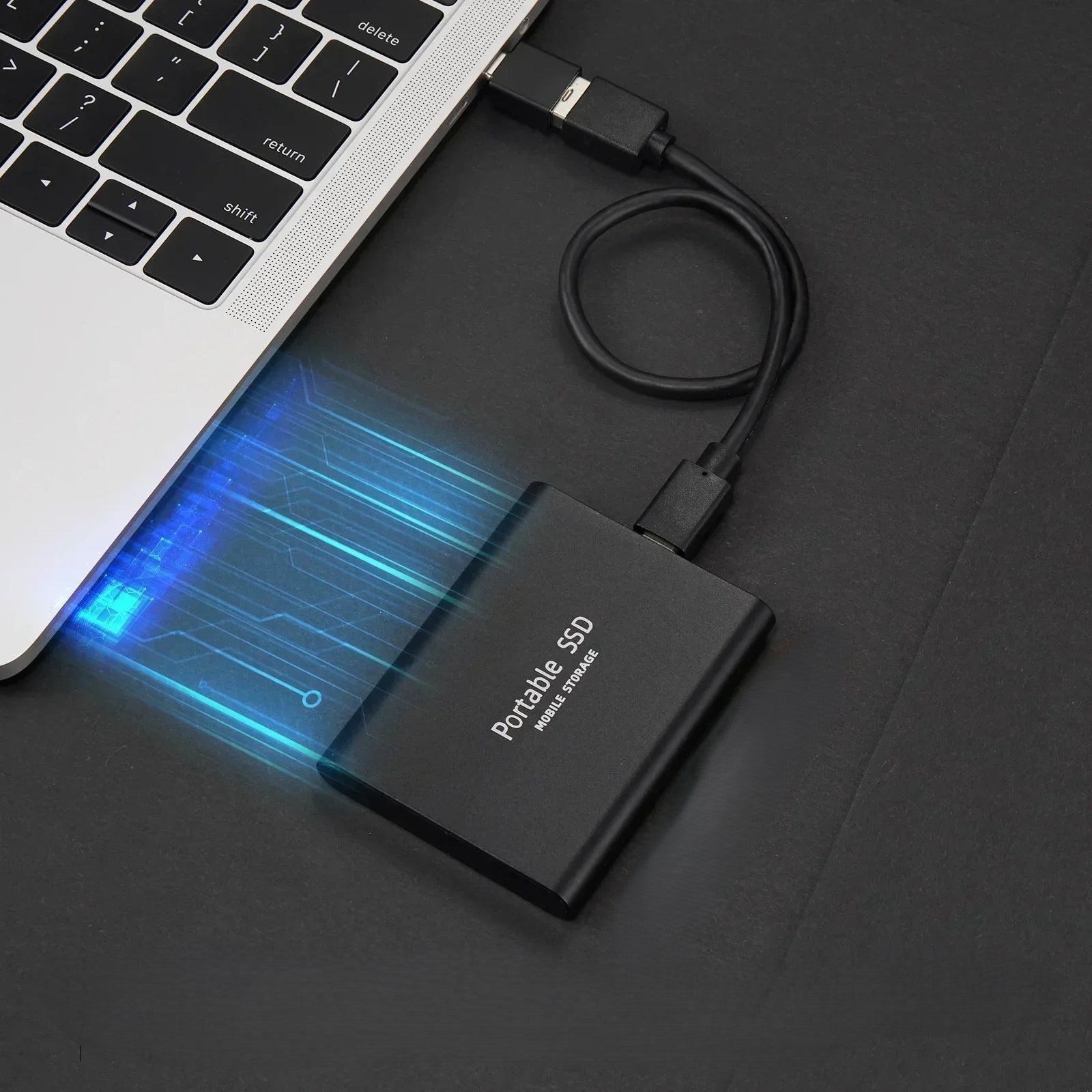 128GB Portable SSD External Drive USB 3.1  USB-C High-Speed