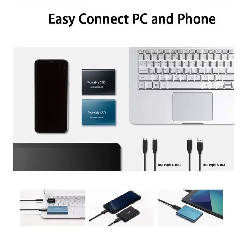 128gb Portable Ssd External Drive USB 3.1 & Usb-C High-Speed - Image 7
