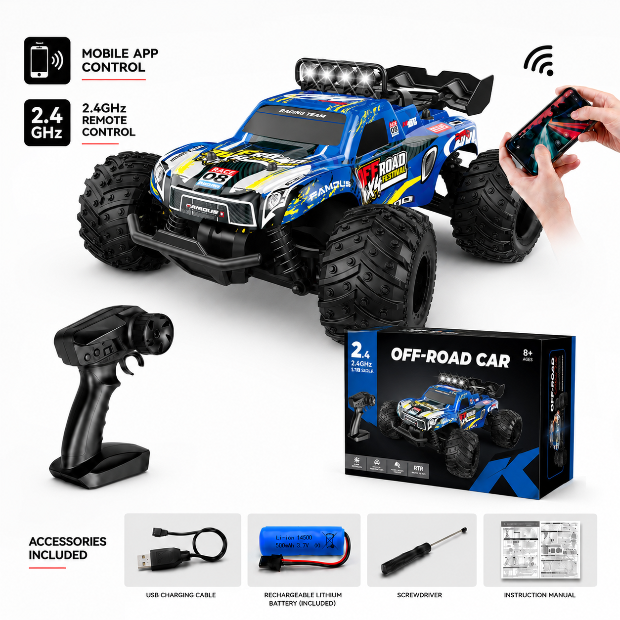 Remote Control Truck Off Road Adventure All Terrain Fun