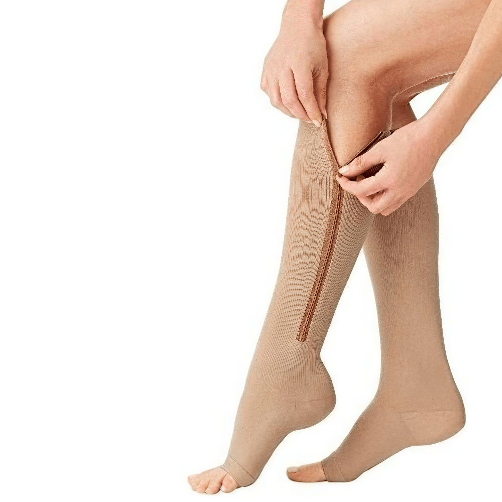 Compression Socks Support Relief Zip-Up Fitness Wear
