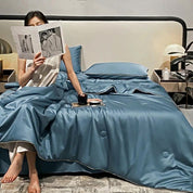 Cooling Bed Sheets Comfortable Sleep Soft Breathable Fabric