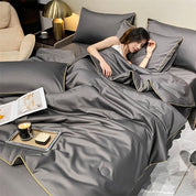 Cooling Bed Sheets Comfortable Sleep Soft Breathable Fabric