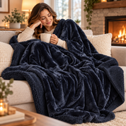 Cozy Fleece Throw Blanket Soft Comfort Warmth