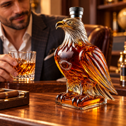 Eagle Whiskey Decanter Glass Unique Bird Design Home Bar