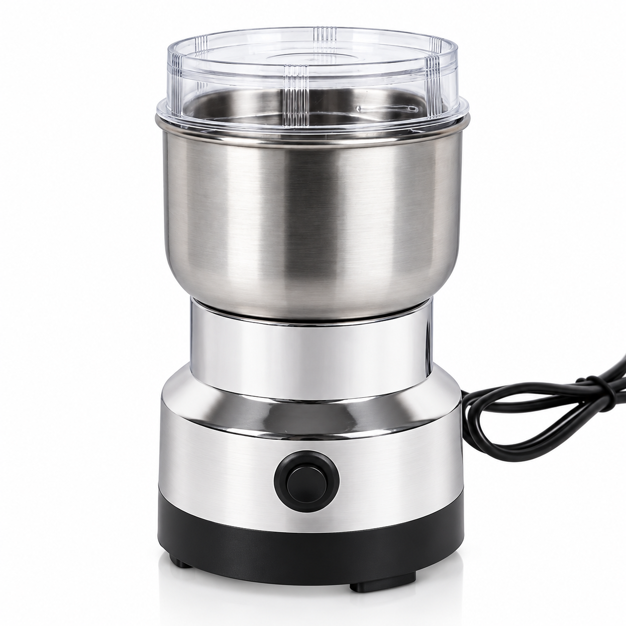 Electric Food Grinder Stainless Steel Bowl Spices Herbs