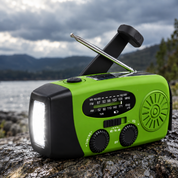 Emergency Radio Power Bank Solar Hand Crank NOAA Receiver