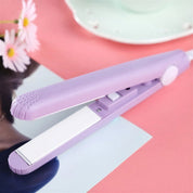 Hair Straightener Curling Iron 2-in-1 Mini Ceramic Styling Tool