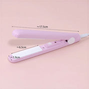 Hair Straightener Curling Iron 2-in-1 Mini Ceramic Styling Tool