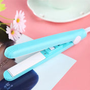 Hair Straightener Curling Iron 2-in-1 Mini Ceramic Styling Tool