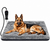 Heated Dog Bed Washable Cover Cozy Pet Comfort