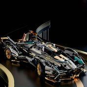 Model Car Building Blocks V12 Supercar Kit Working Steering 1690 Pieces