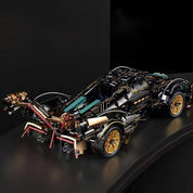 Model Car Building Blocks V12 Supercar Kit Working Steering 1690 Pieces