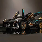 Model Car Building Blocks V12 Supercar Kit Working Steering 1690 Pieces