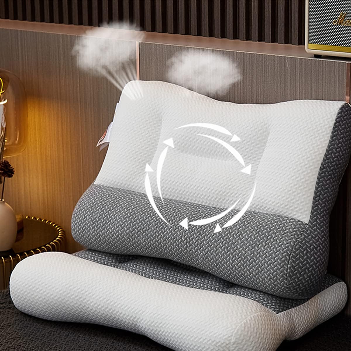 Neck Pillow Side Sleeper Contour Support Bed Cushion