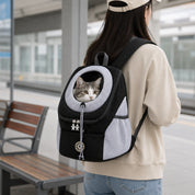Pet Carrier Backpack Cats Dogs Breathable Mesh Travel Bag