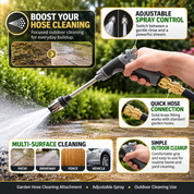 Pressure Washer Attachment Hose Nozzle Garden Spray