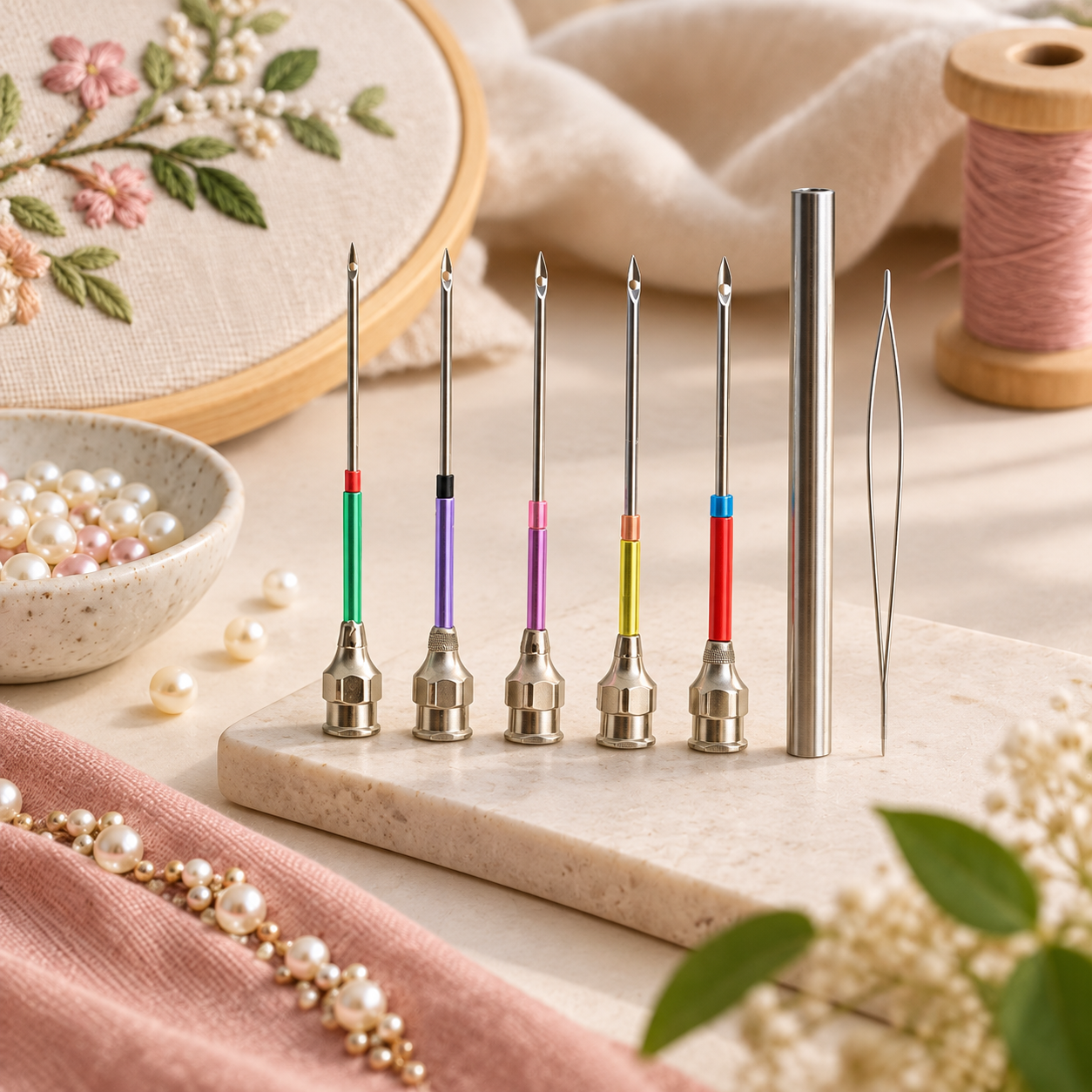 Punch Needle Set Embroidery Tool Interchangeable Needles