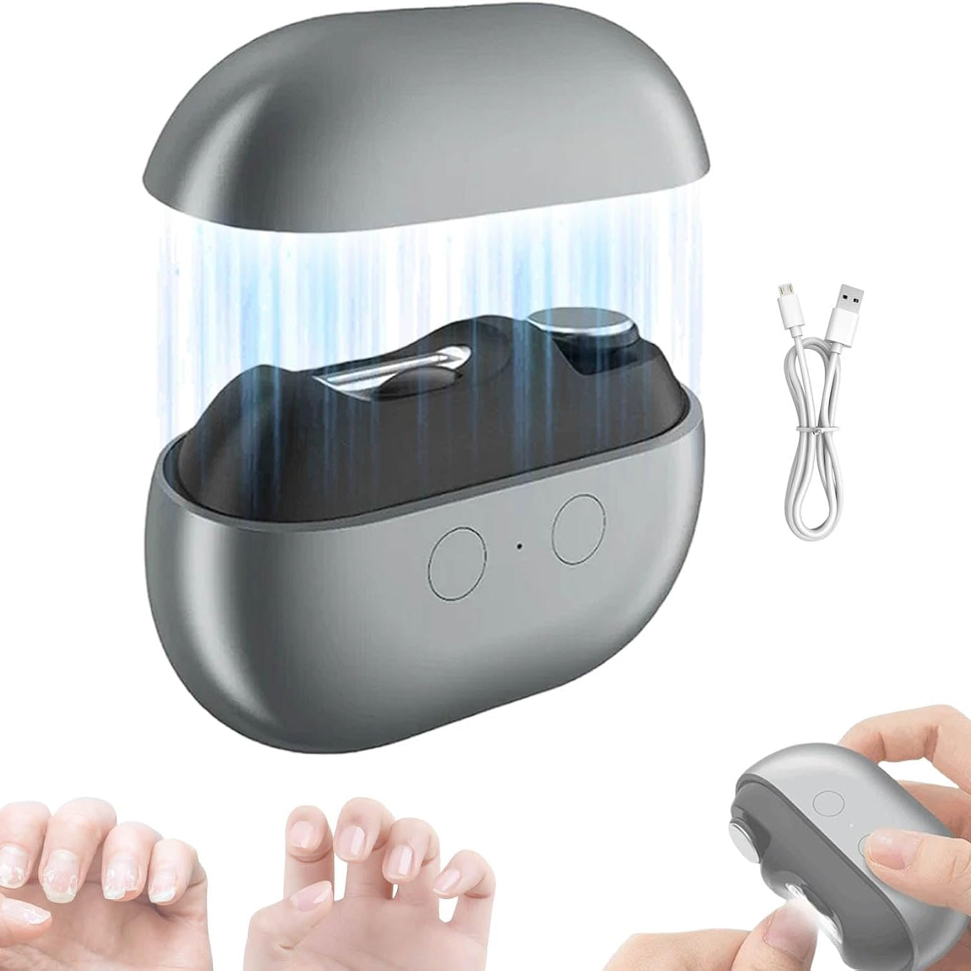 Smart Nail Clipper UV Sanitizer Easy Grooming Care