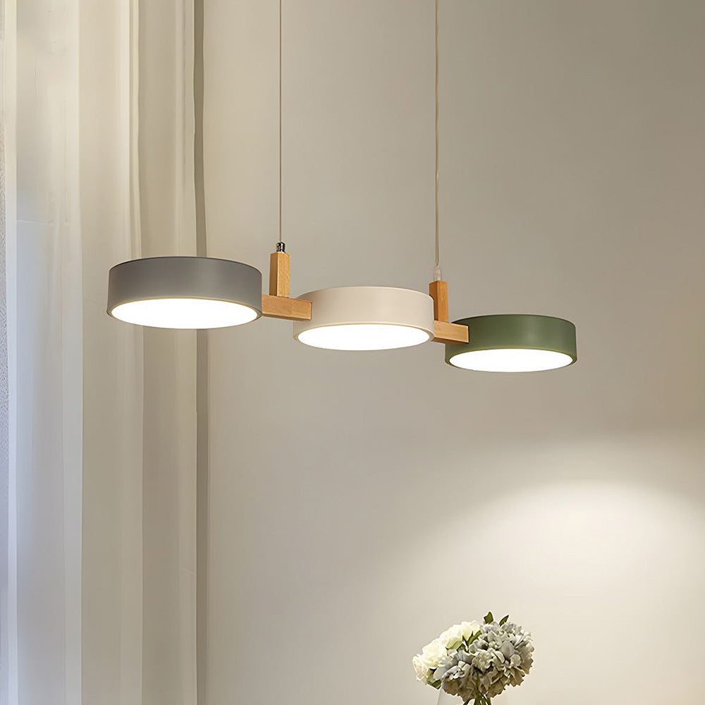 Stylish Nordic Flush Ceiling Light | Modern Iron & Wood Design 12