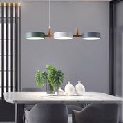 Stylish Nordic Flush Ceiling Light | Modern Iron & Wood Design 13