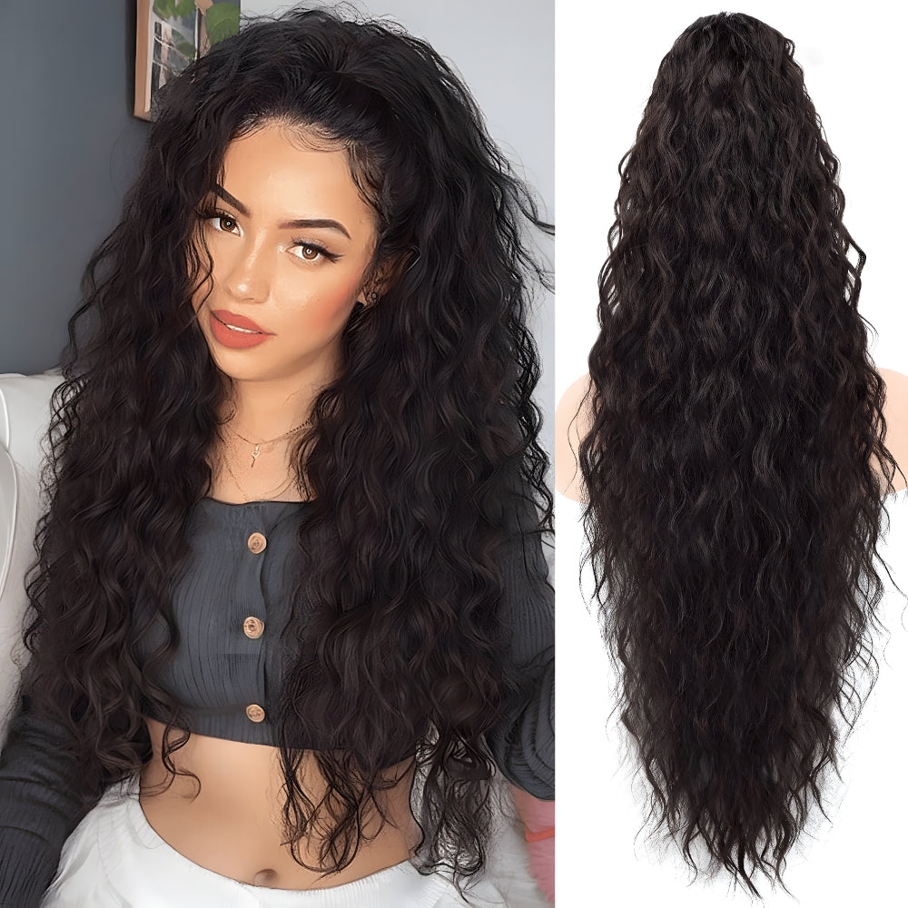 Voluminous Drawstring Ponytail Extension Instant Hair
