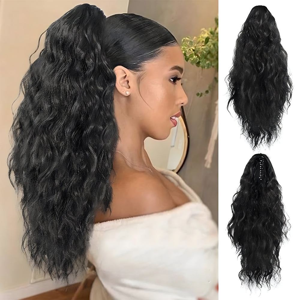 Voluminous Drawstring Ponytail Extension Instant Hair