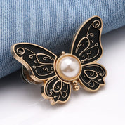 Waist Adjuster Button Butterfly Jeans Clothing Tightener Pin - Image 1