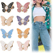 Waist Adjuster Button Butterfly Jeans Clothing Tightener Pin - Image 8