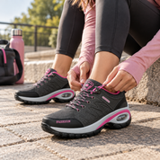 Women's Hiking Shoes Low Top Treaded Sole Trail Walking