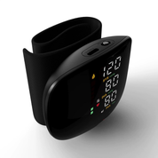 Wrist Blood Pressure Monitor Rechargeable Touch Display