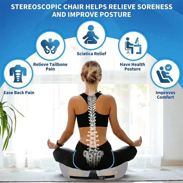 Adjustable Sit Cushion Bone Relief Custom Support Features - Image 4