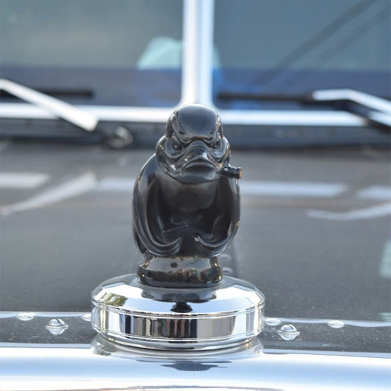 Angry Rubber Duck Hood Ornament Cars and Trucks - Image 7