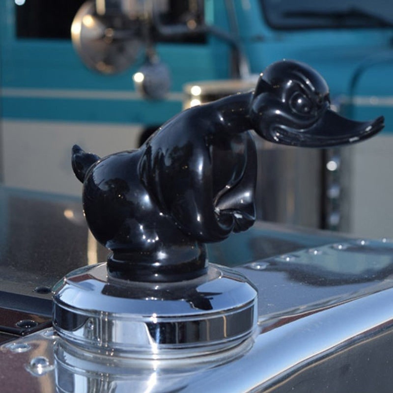 Angry Rubber Duck Hood Ornament Cars and Trucks - Image 9