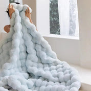 Blanket Throw Rabbit Faux Fur Winter Soft Cozy Sofa Bed Cover - Image 1