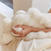 Blanket Throw Rabbit Faux Fur Winter Soft Cozy Sofa Bed Cover - Image 2
