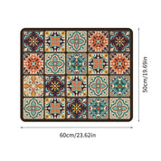 Boho Laundry Appliance Mat Washer and Dryer Protection - Image 4