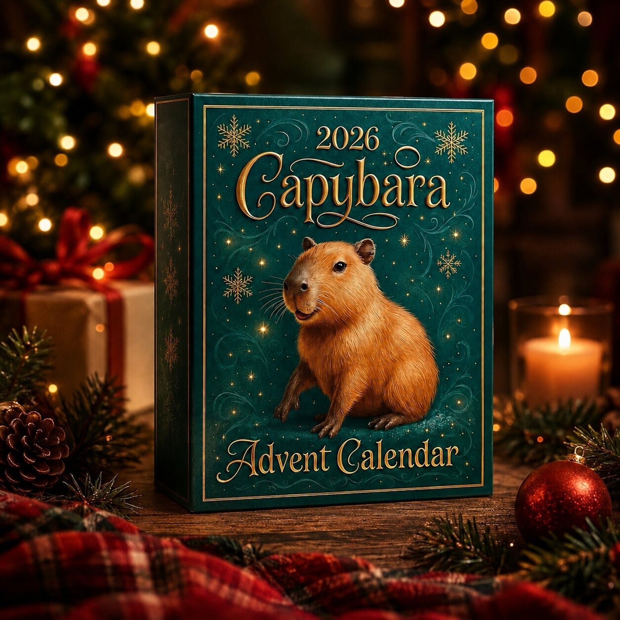 Capybara Advent Calendar 2026 Collectible Figures and Holiday Fun - Image 2