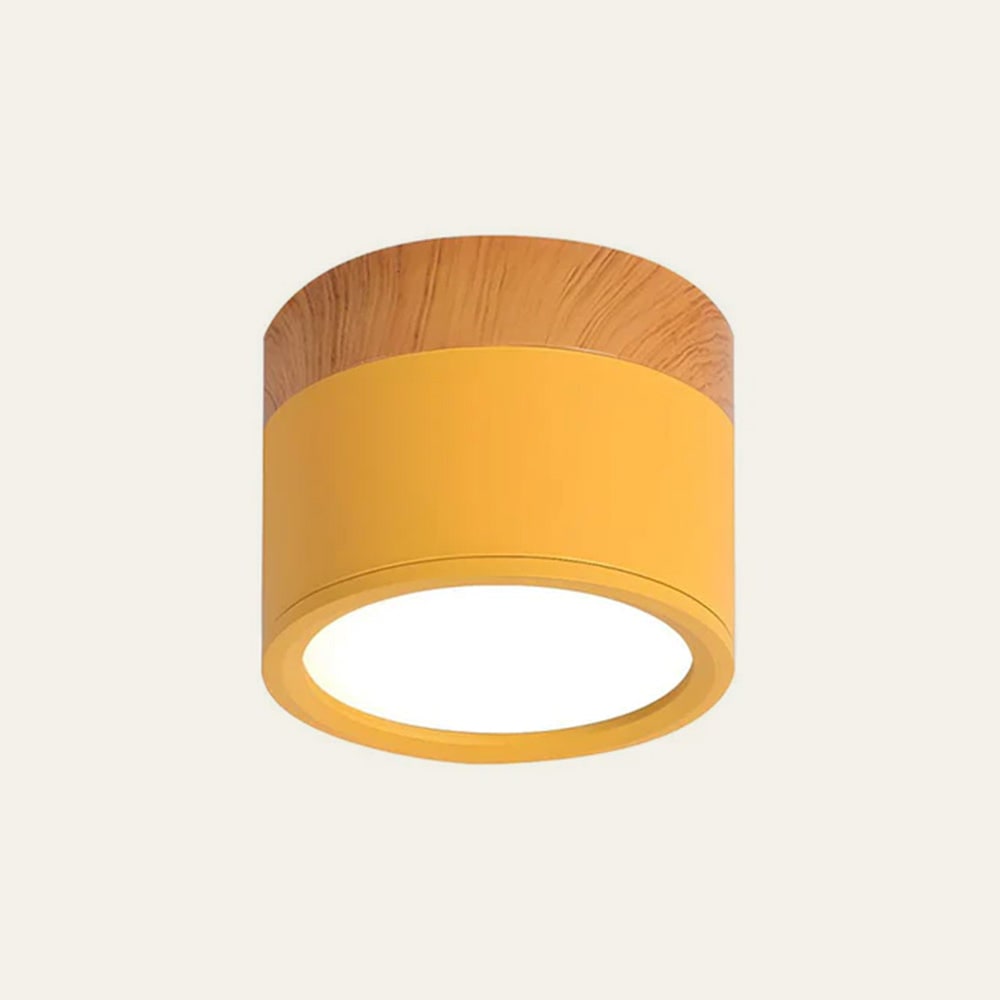 Ceiling Small Flush Mount Modern Metal Cylinder - Image 29