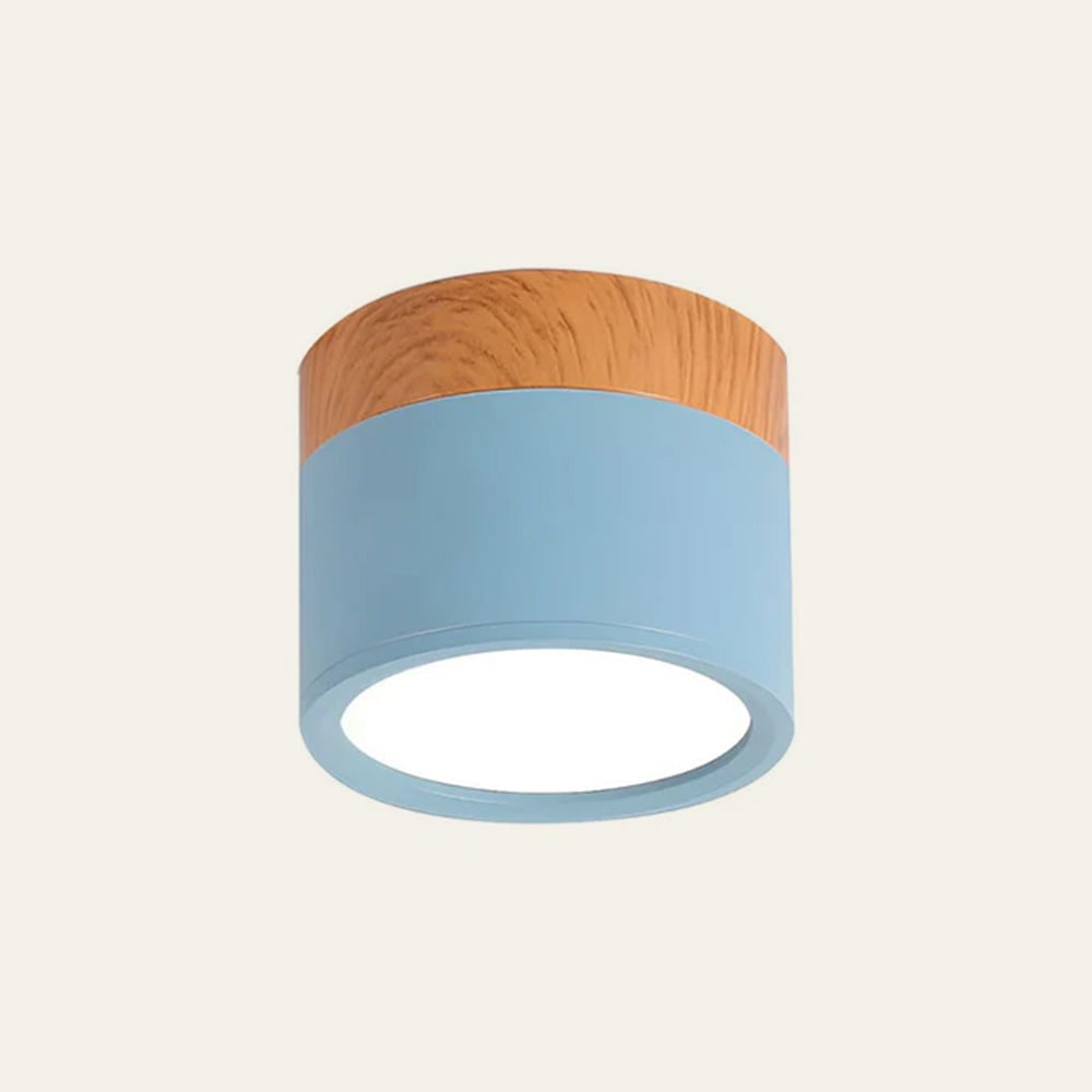 Ceiling Small Flush Mount Modern Metal Cylinder - Image 38