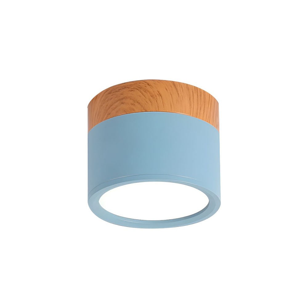 Ceiling Small Flush Mount Modern Metal Cylinder - Image 39