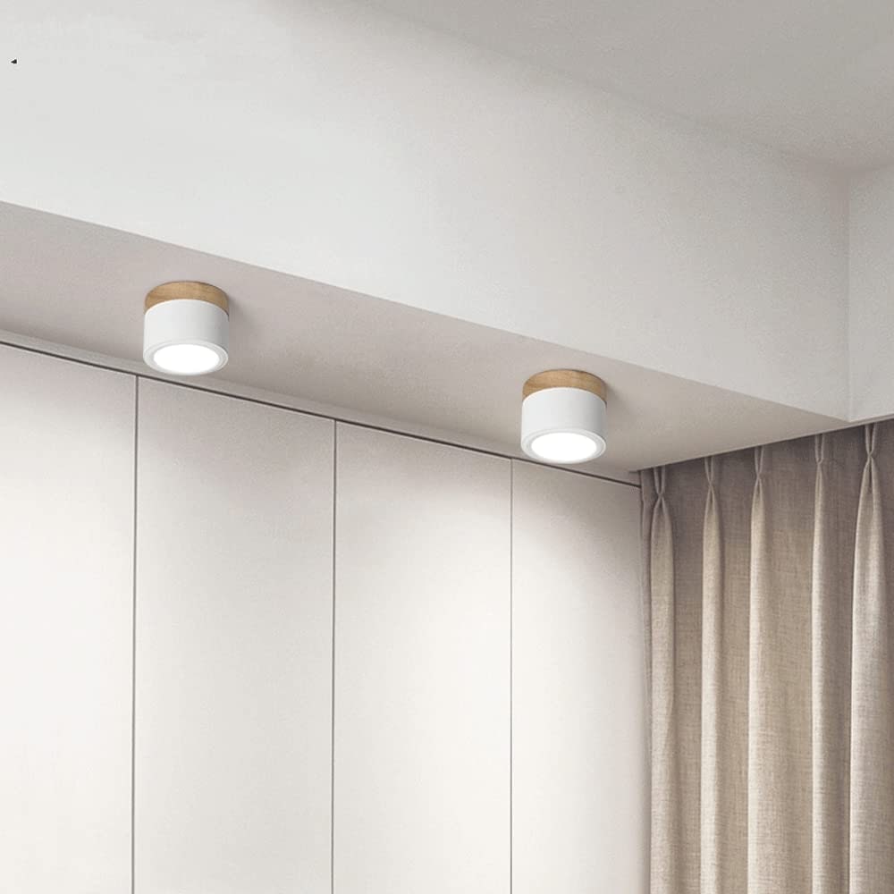 Ceiling Small Flush Mount Modern Metal Cylinder - Image 4