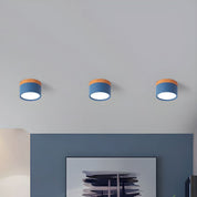 Ceiling Small Flush Mount Modern Metal Cylinder - Image 41