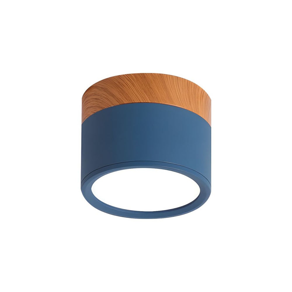 Ceiling Small Flush Mount Modern Metal Cylinder - Image 44