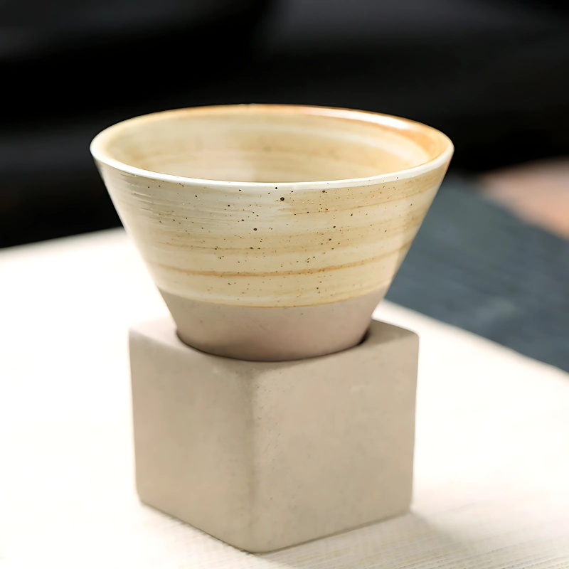 Ceramic Coffee Mug Set Unique Glazes and Stoneware Base - Image 3