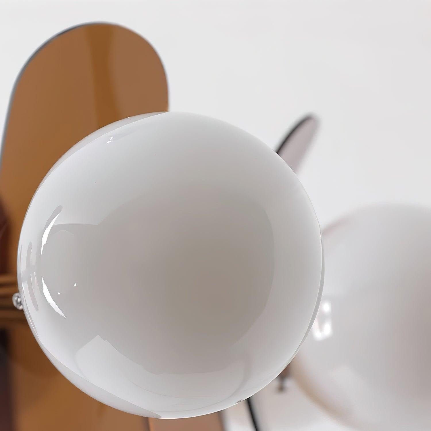 Chandelier Ceiling Light Mid Century Brown Glass Pendant Lamp - Image 18