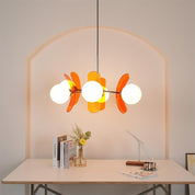 Chandelier Ceiling Light Mid Century Brown Glass Pendant Lamp - Image 39