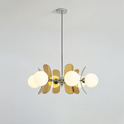 Chandelier Ceiling Light Mid Century Brown Glass Pendant Lamp - Image 44