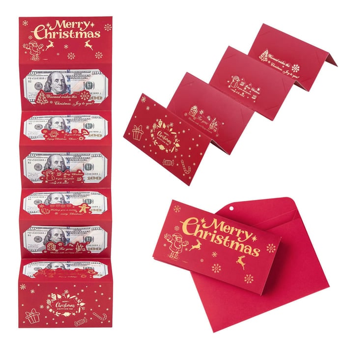 Christmas Cash Gift Envelope Holiday Money Presentation - Image 12