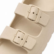Comfortable Black Platform Sandals Cushioning Support - Image 4
