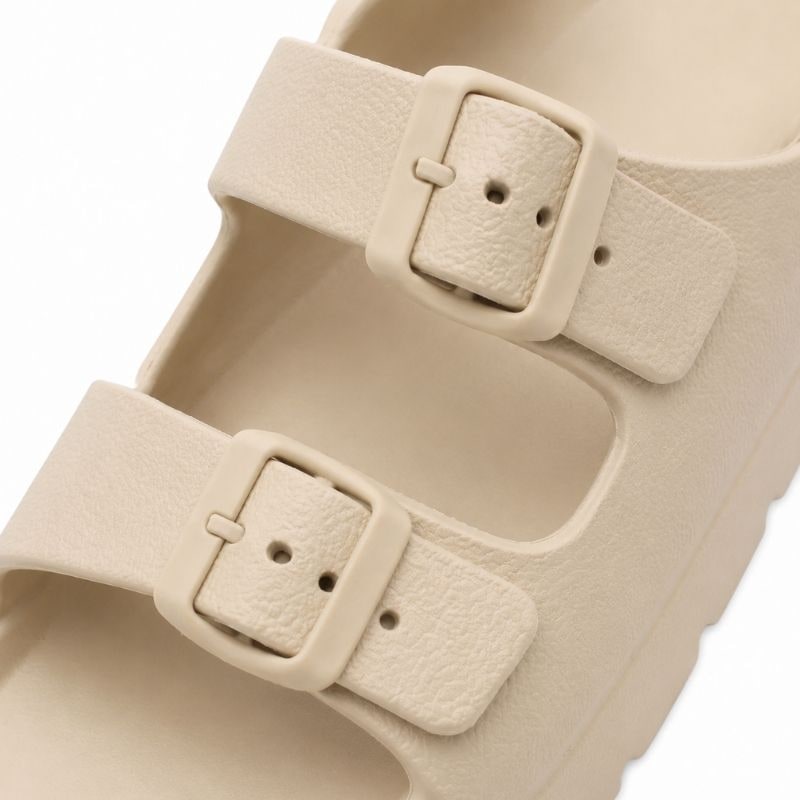 Comfortable Black Platform Sandals Cushioning Support - Image 4
